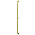 Showerscape 30" Brass Shower Slide Bar, Polished Brass K183A2